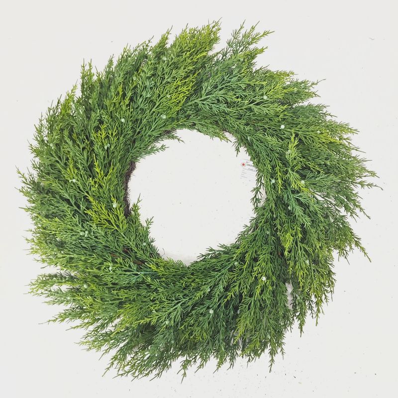 White Cedar 30&quot; Wreath – Natural Touch