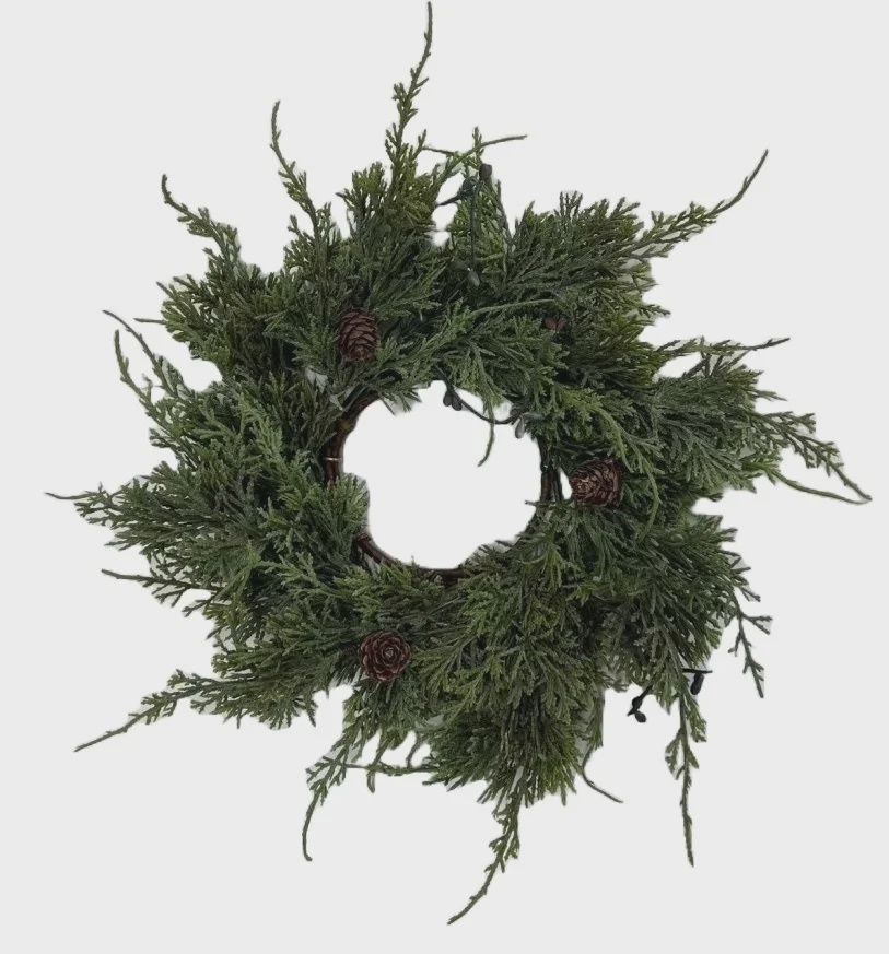 Eastern White 14&quot; Mini Wreath with Berries &amp; Cones