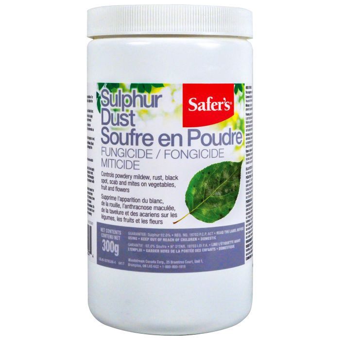 Safer’s Sulphur Dust Fungicide