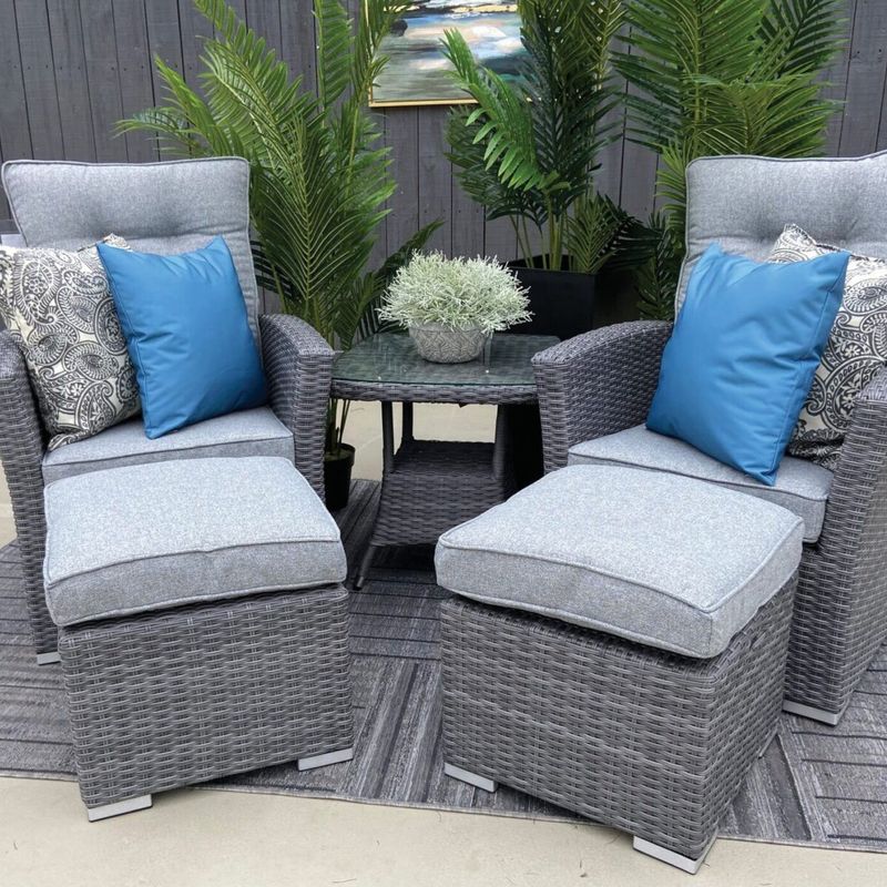 Monaco Conversation Set Anthracite