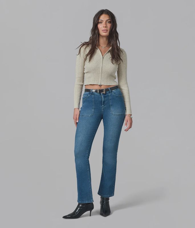 Billie High Rise Bootcut Jeans for Women – Classic Denim Fit