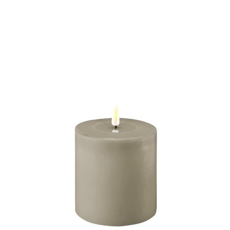 SAND LED CANDLE 4x4 INCH