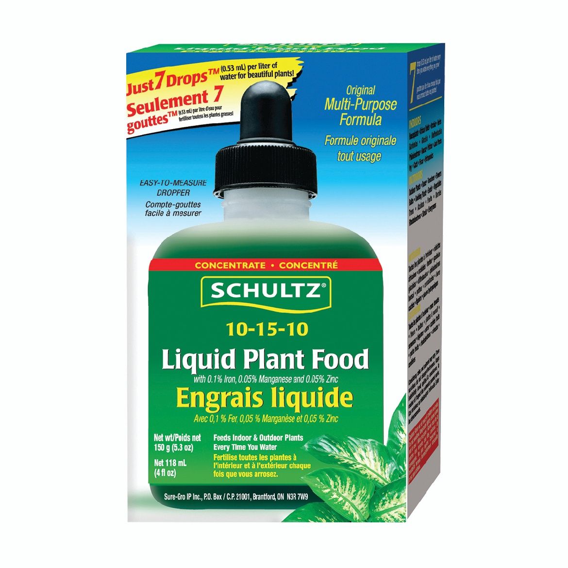 Schultz Liquid Plant Food 10-15-10 4oz