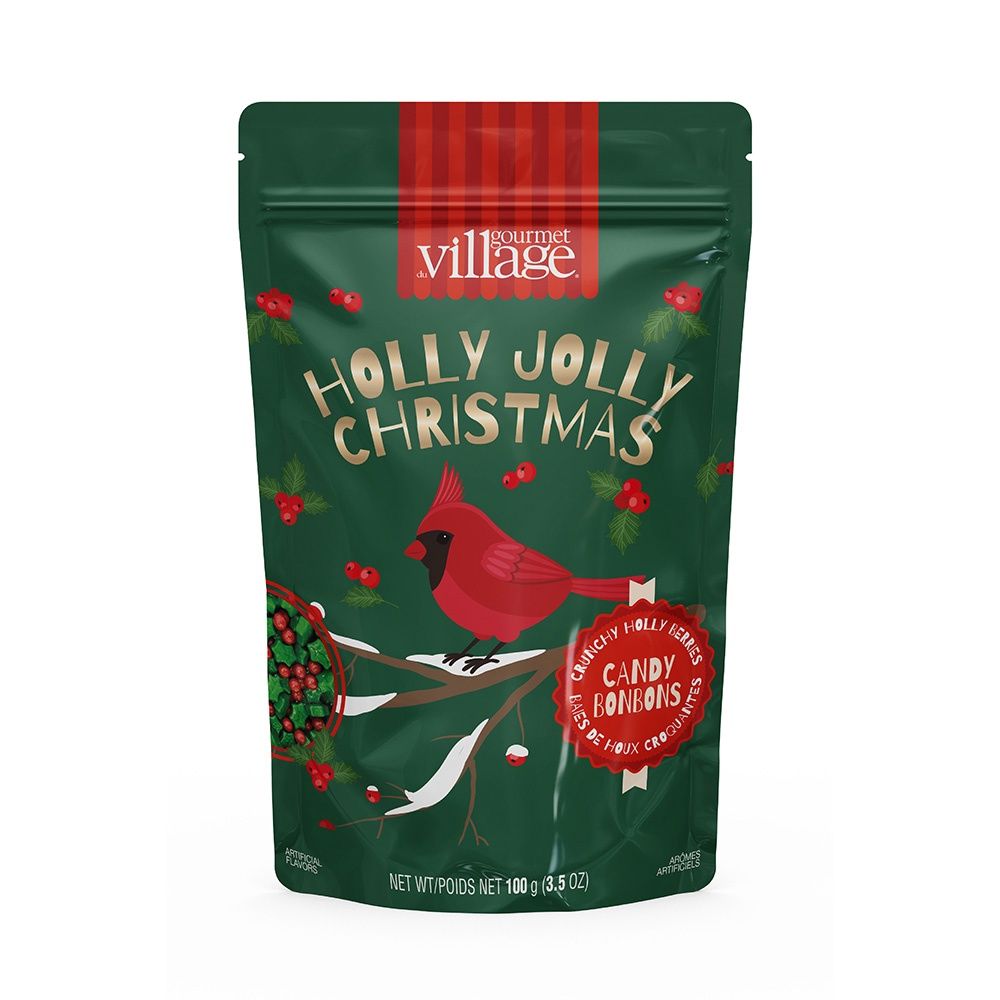 Holly Berry Cardinal Candy – Sweet &amp; Festive 100g Treat