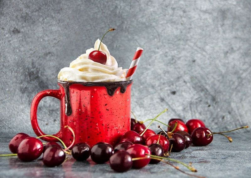 Cherry Choco Sundae Gourmet Hot Chocolate – Cherry Chocolate Dessert Drink