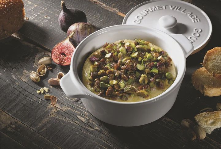 Fig &amp; Pistachio Baked Brie Topping Kit – Gourmet Sweet Brie Topper