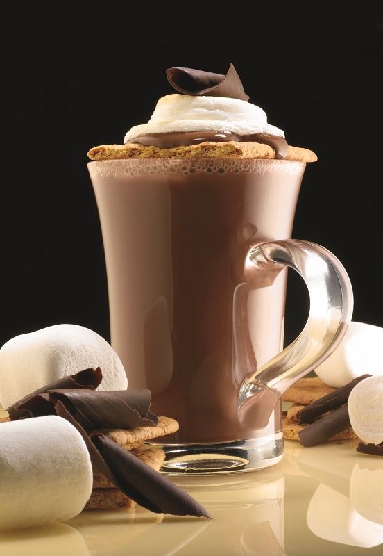 S’mores Gourmet Hot Chocolate – Chocolate Marshmallow Graham Drink