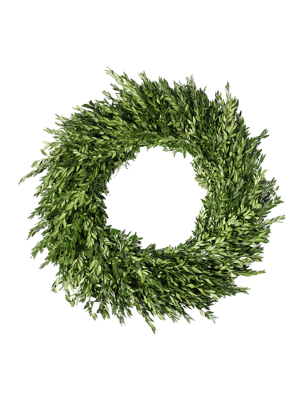 Green Boxwood Wreath 20&quot;