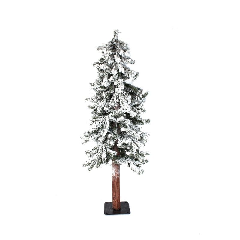 4ft Alpine Green Flocked Artificial Christmas Tree