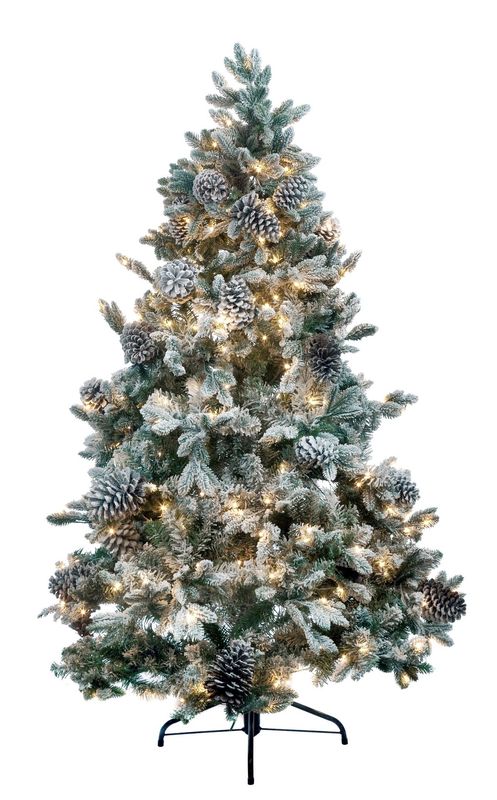 7.5ft LaSalle Flocked Artificial Christmas Tree