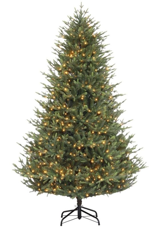 7.5ft LED Georgian Fir Pre-Lit Artificial Christmas Tree