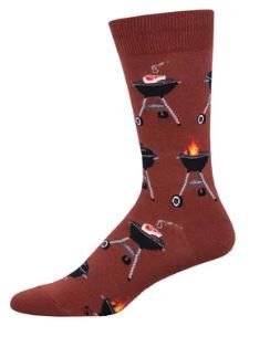 Men&#39;s Fired Up Socks - Red / 10-13 (Men&#39;s Shoe Size 7-12.5)
