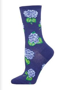 Ladies Hydrangeas Socks