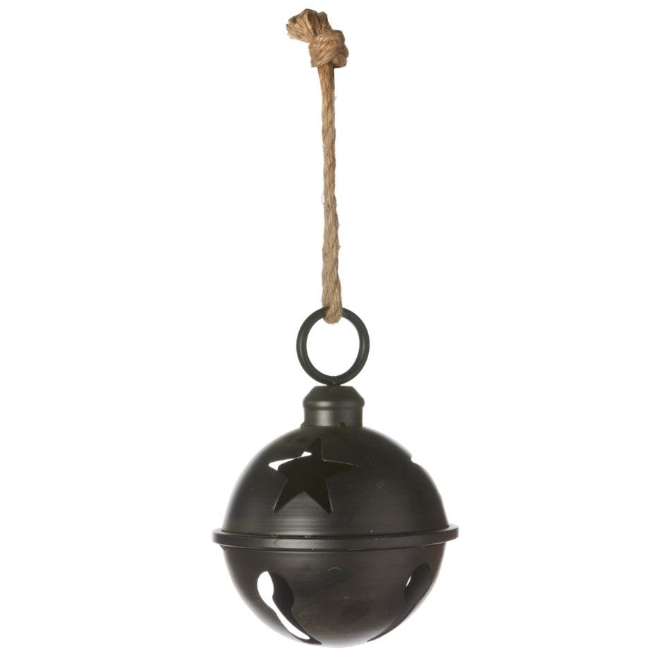 Hanging Bell Black 7in
