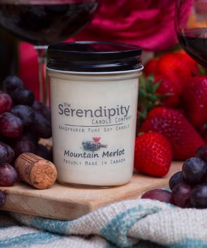 8oz Candle - Mountain Merlot
