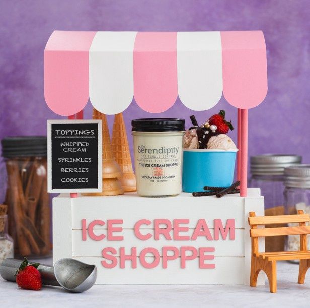 8oz Candle - Ice Cream Shoppe