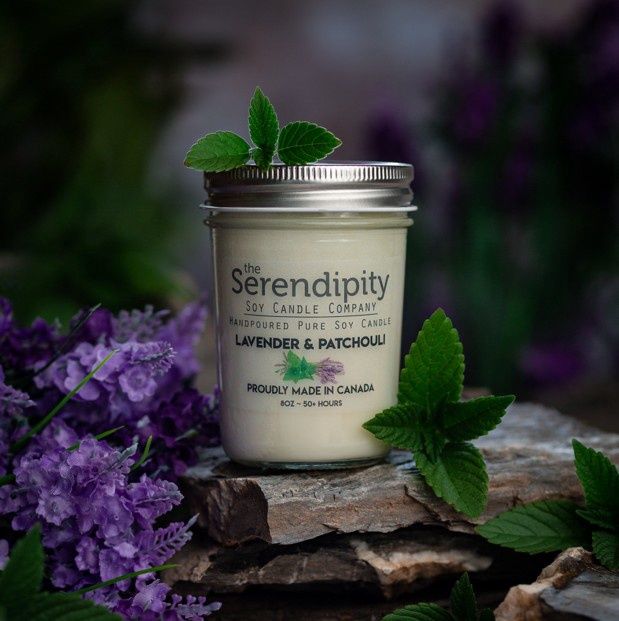 8oz Candle - Lavender Patchouli