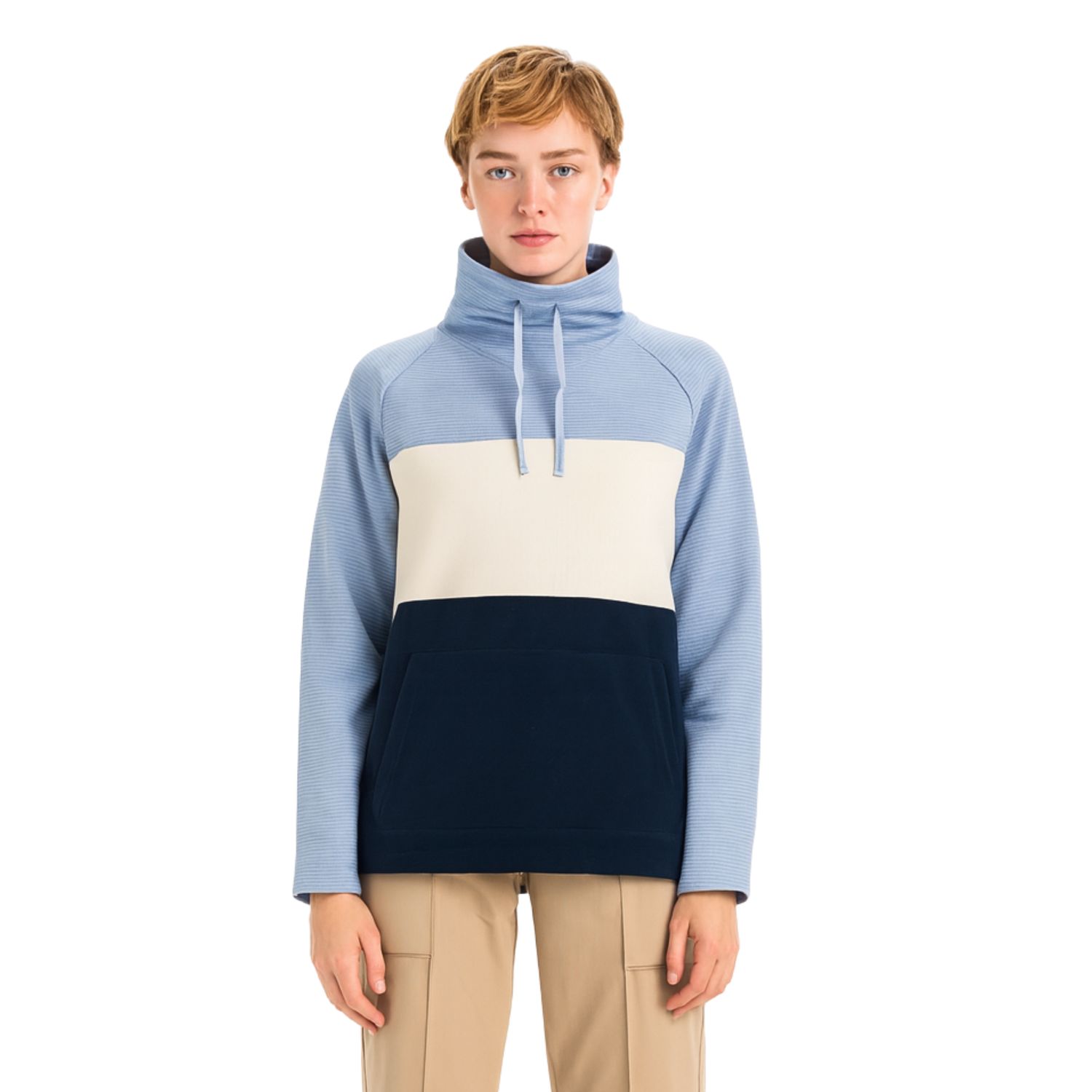 Colour Block Sweater, Colour: Berry, Size: S