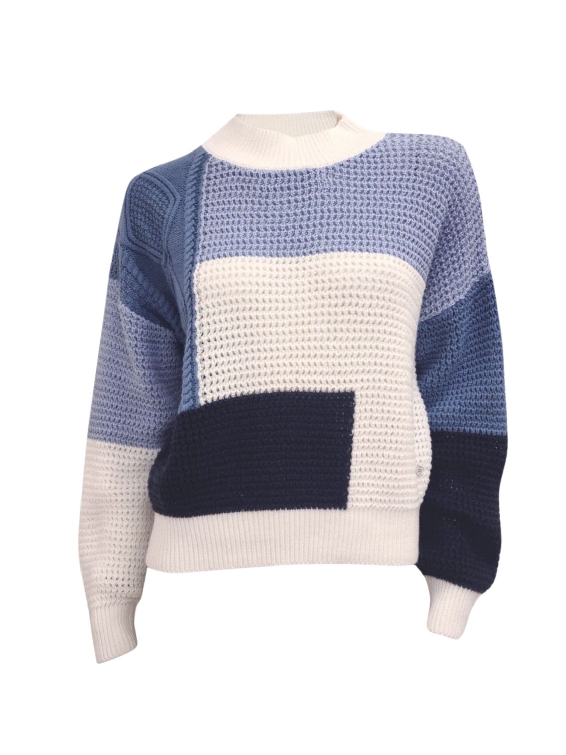 Colour Block Knit Sweater