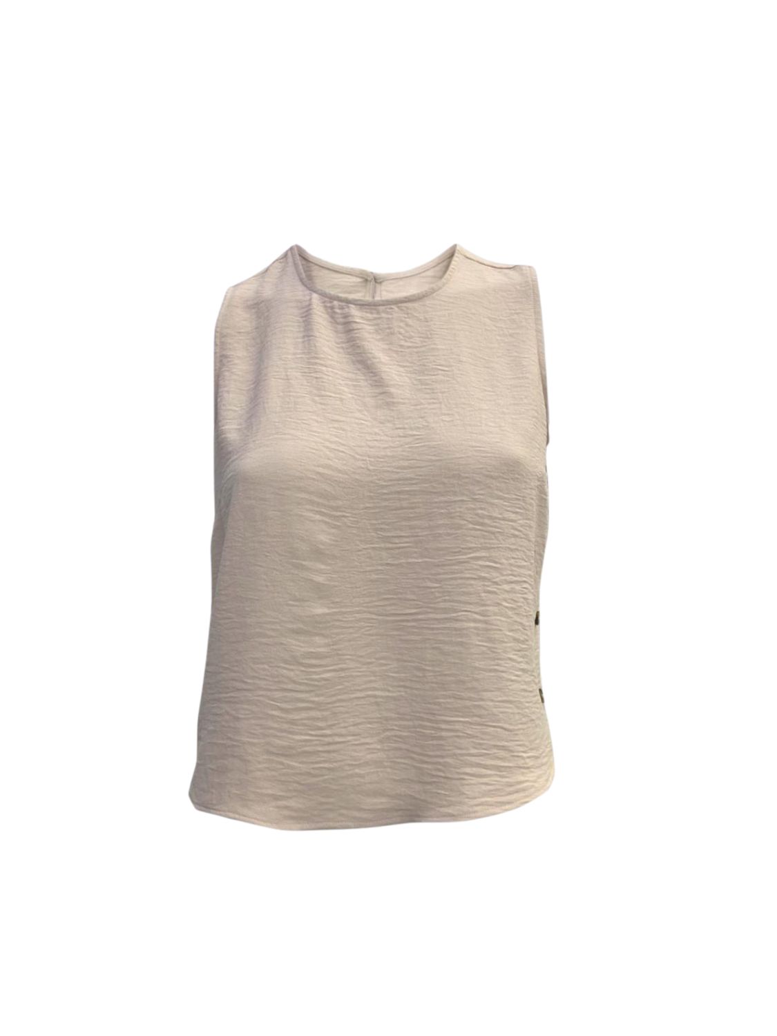 Sleeveless Tank, Colour: Wheat, Size: Small