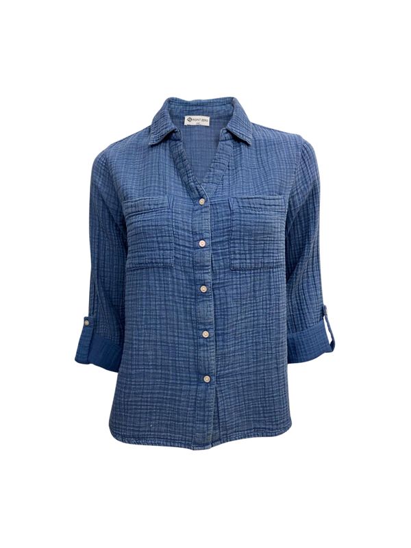 Button Up Flowy Blouse