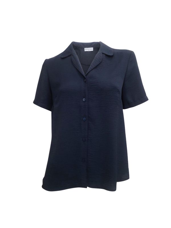 Button Up T-Shirt Blouse