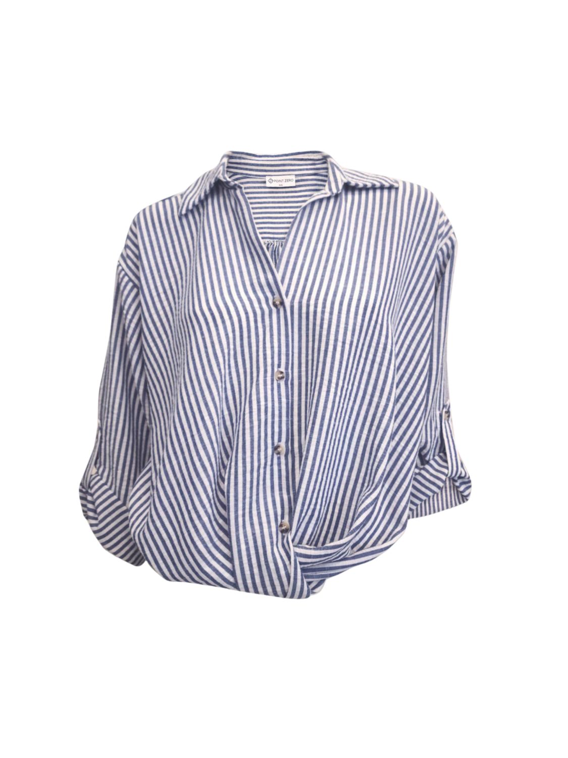 Lightweight Stripped Button Up