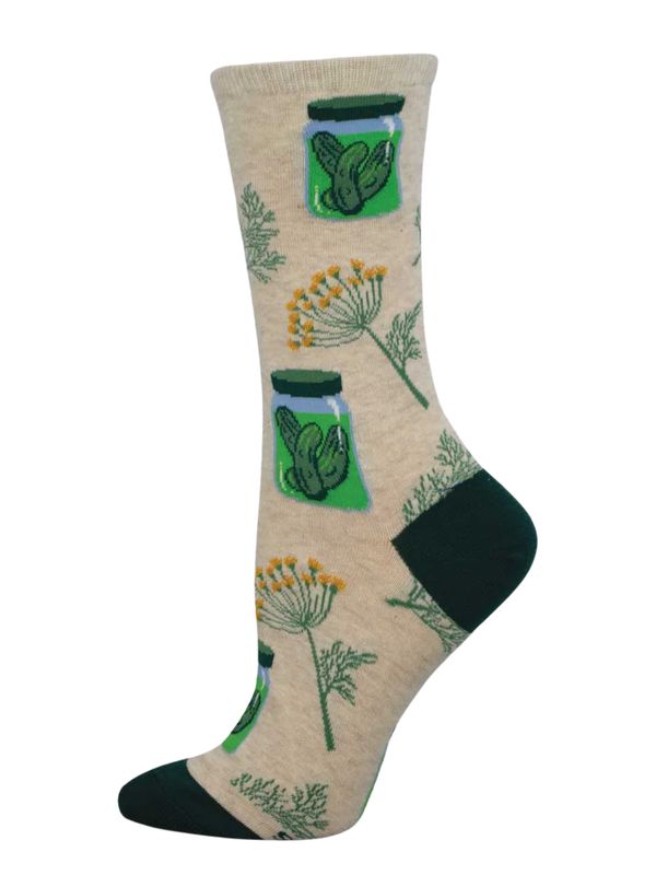 Pickle Lovers Paradise Ladies Socks (9-11)