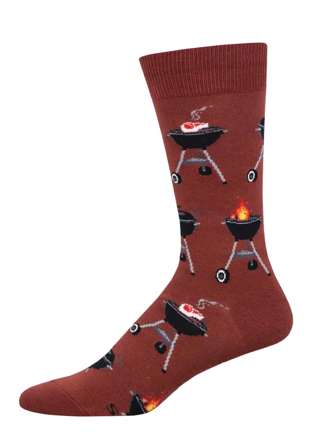 Fired Up Men’s Socks – Red (10–13)