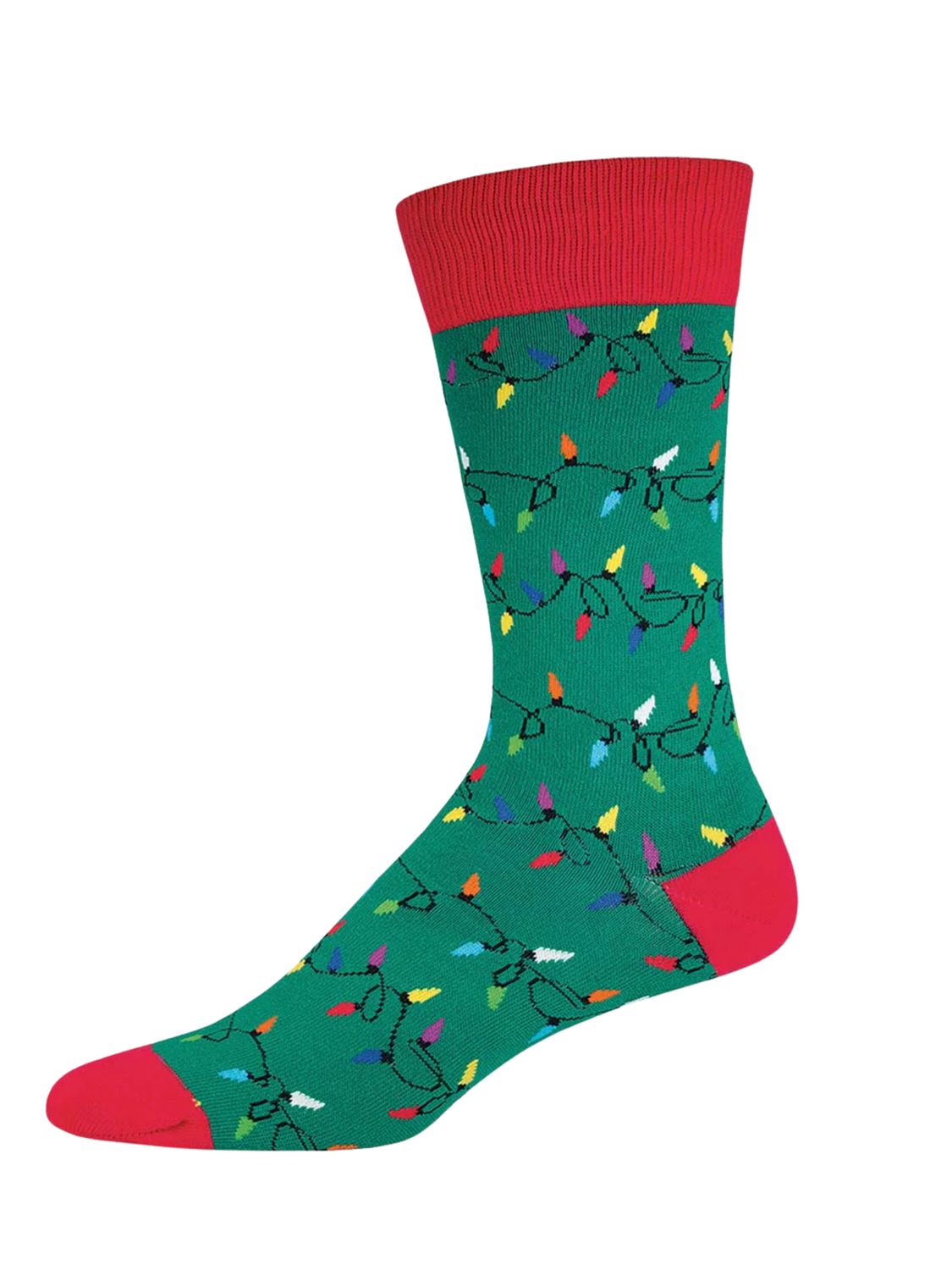 Christmas Lights Men’s Socks (10-13)