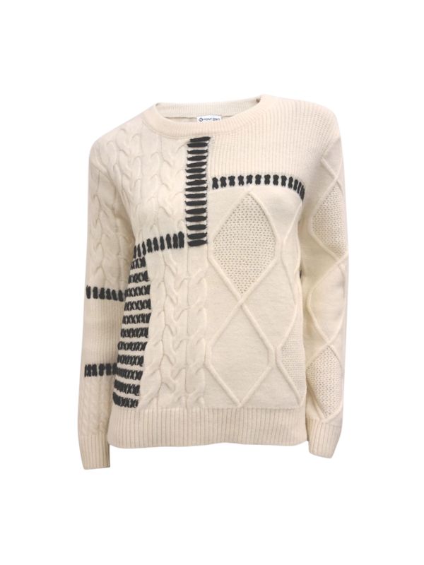 Abstract Stripped Sweater