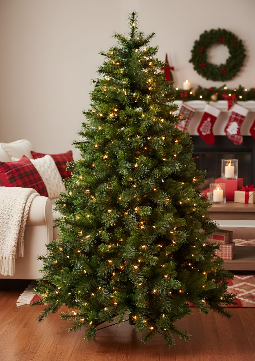 7.5ft Hastings Pine Artificial Christmas Tree
