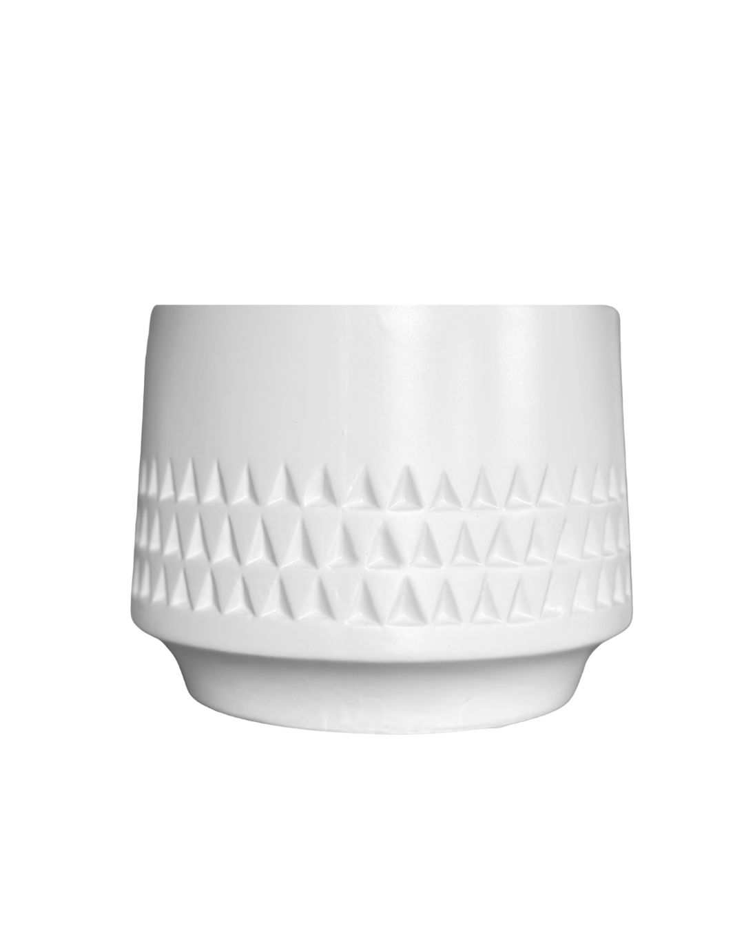 The Oslo Planter – Matte White Ceramic, 6.5"