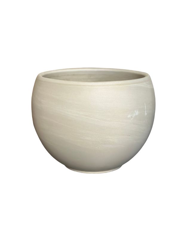 The Luna Round Planter – Granite Finish, 14cm