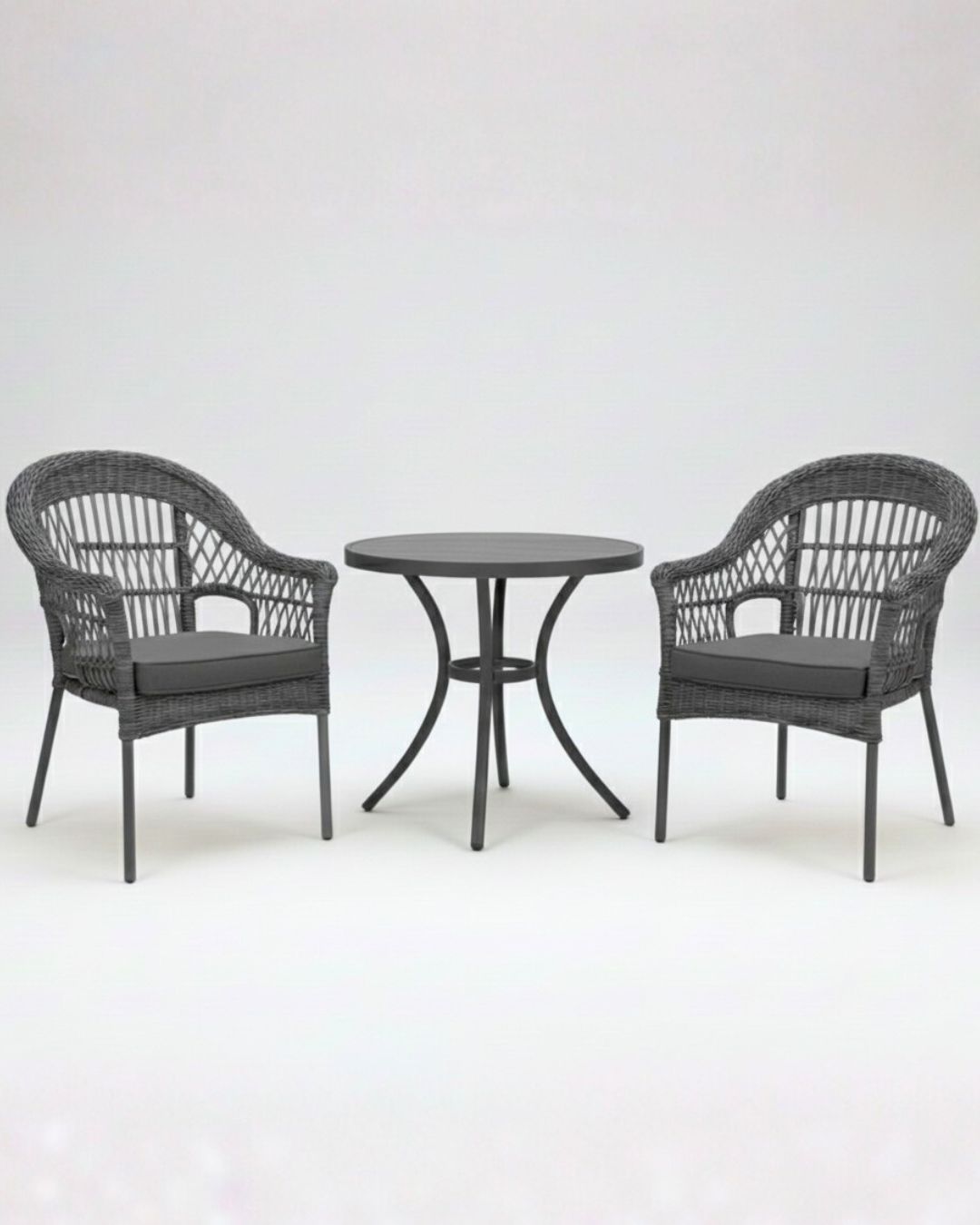 Tea Time Bistro Set Anthracite