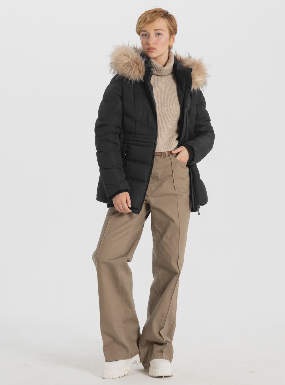 MINERVA Hoode Parka, Colour: Black, Size: S