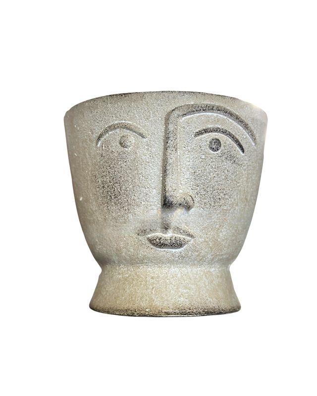 Artisan Resin Head Planter – Assorted Styles