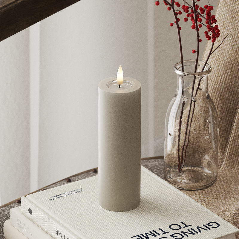 SAND LED CANDLE 5.08x15.24 CM