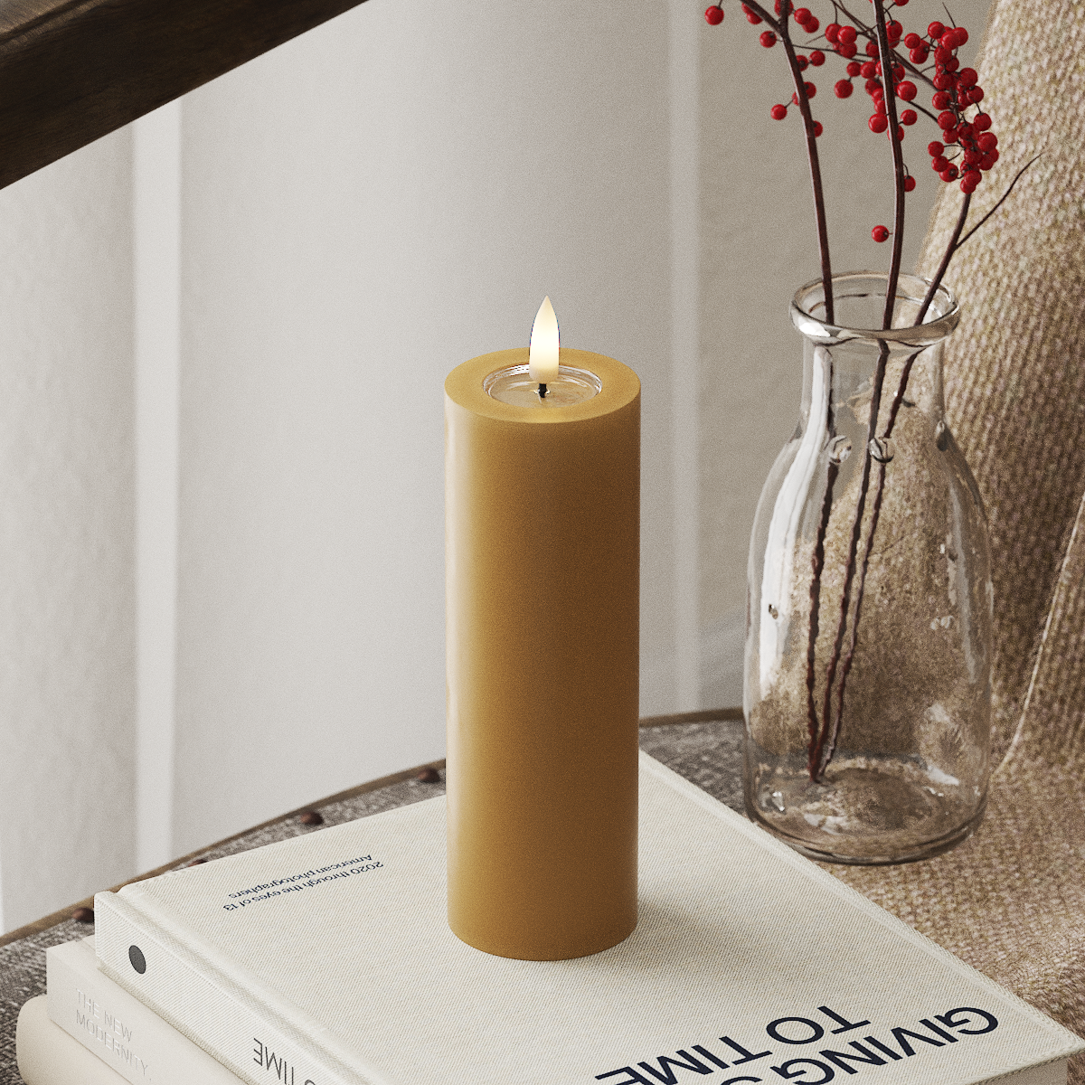 CURRY LED CANDLE 5.08x15.24 CM