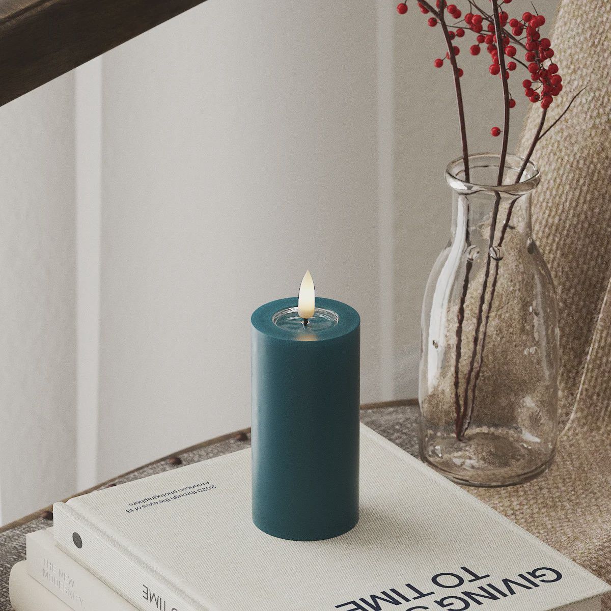 PETROLEUM LED CANDLE 5.08x10.16 CM