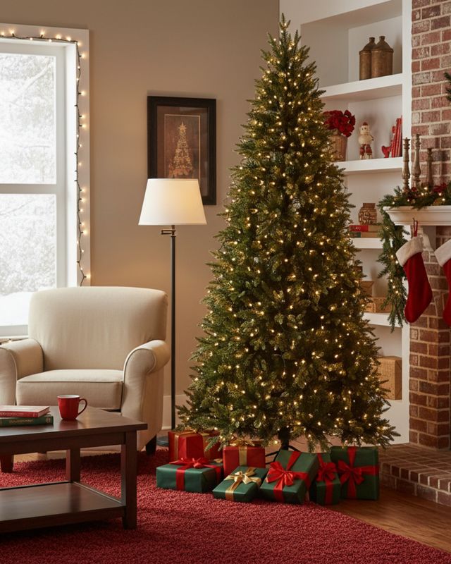 Canmore Artificial Slim Christmas Tree