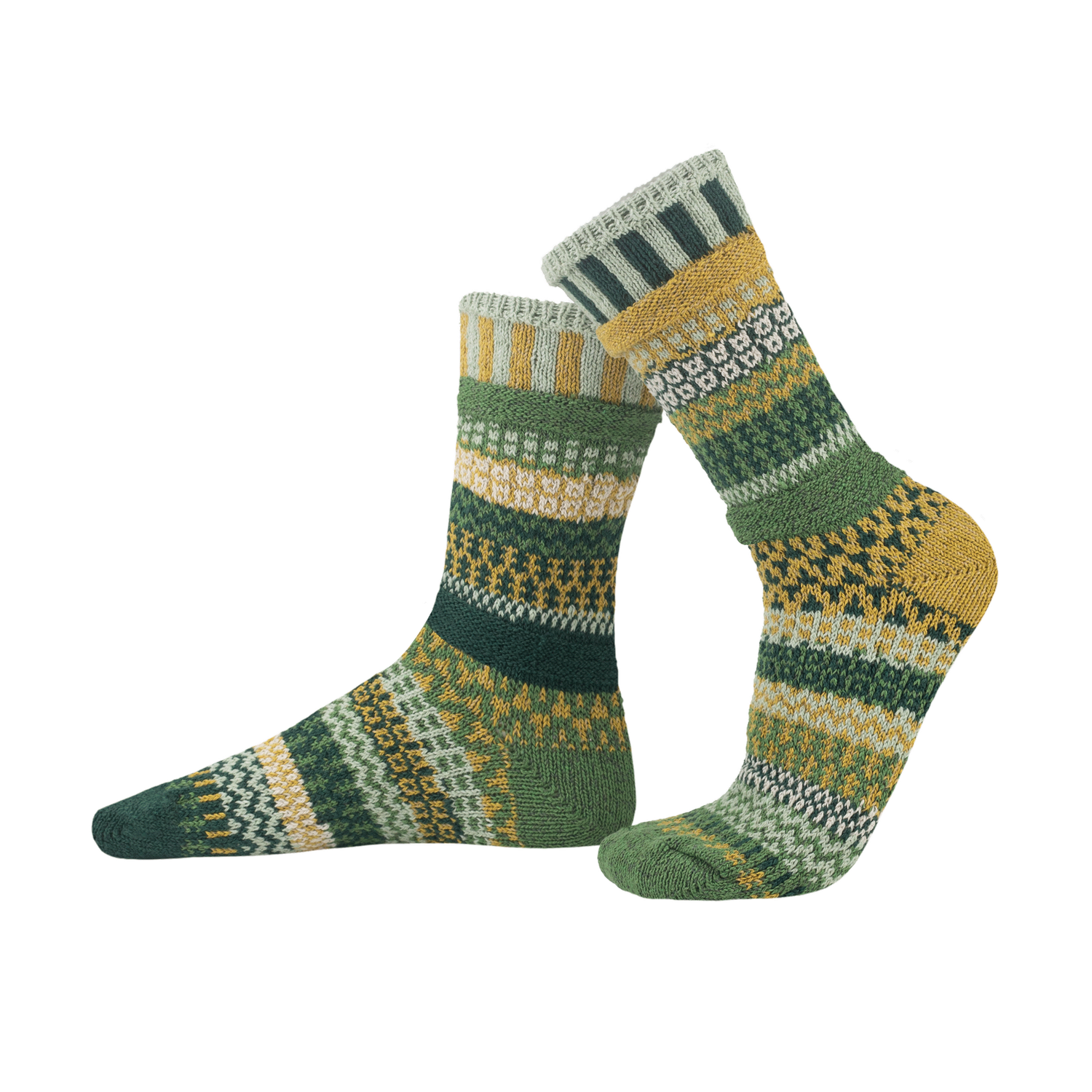 Fiddlehead Crew Socks, Size: Small (Women 6–8 / Men 5–7)