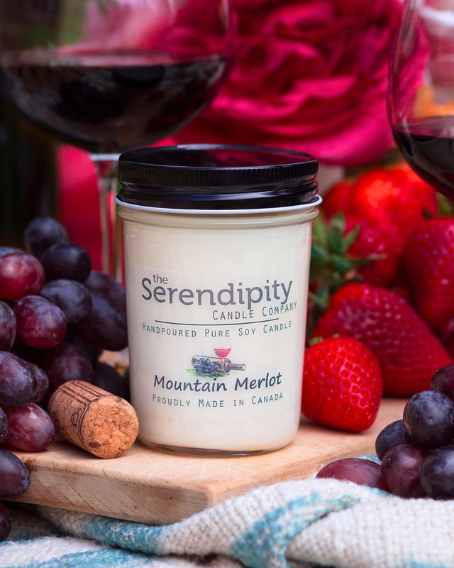 8oz Candle - Mountain Merlot