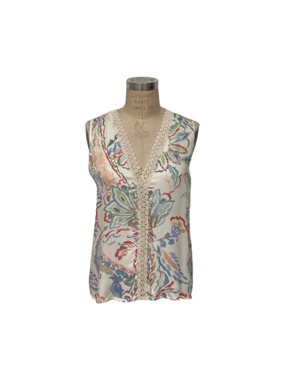 Watercolour Floral Print Tank