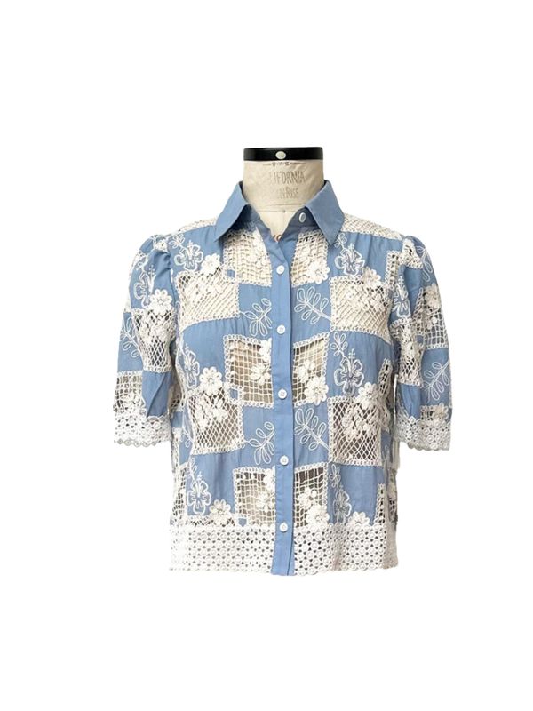 Lace Patch Shirt