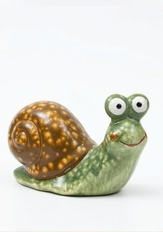 Decoration Snail Green