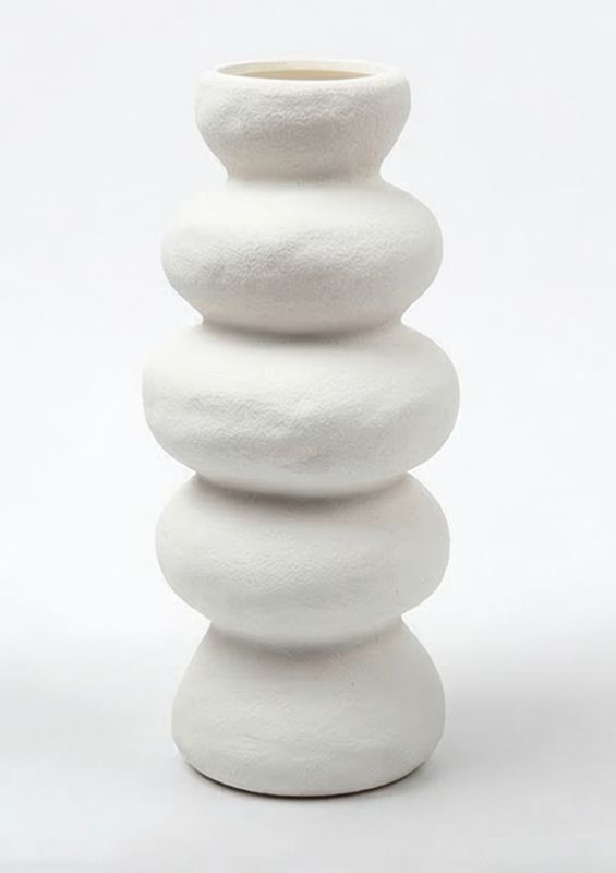 Jano Vase Off White