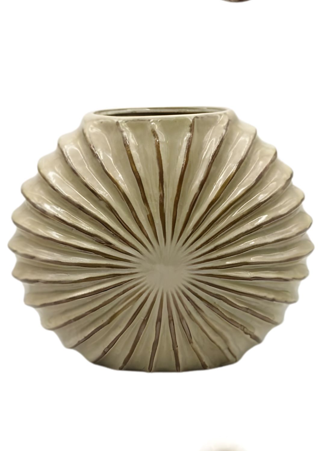 Zena Vase Beige