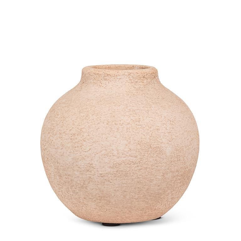 Coarse Texture Vase-Beige-4"H