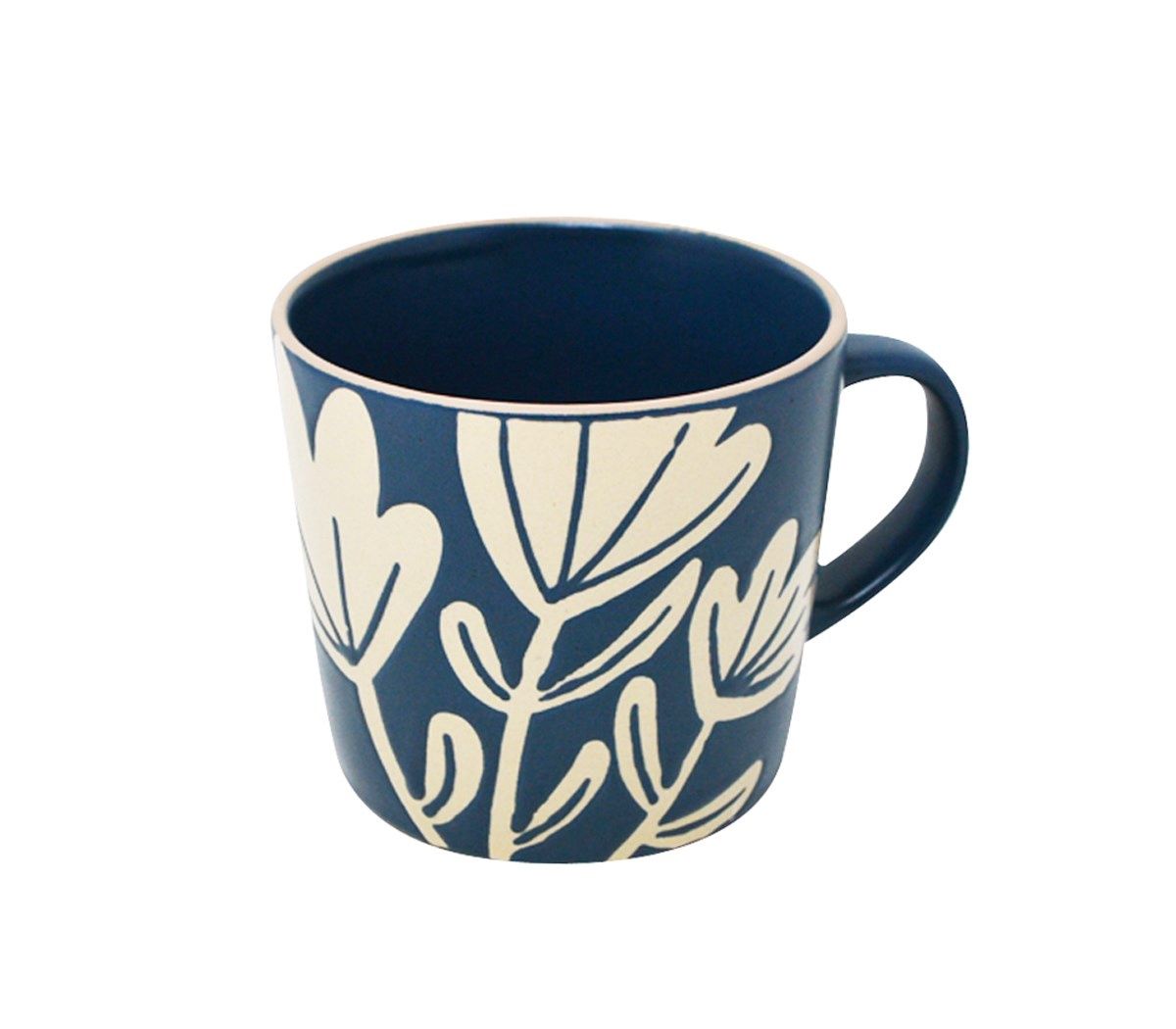 Mug blue tulip